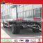 Two axles rear tipping dump mini trailers transport cargo drawbar semi trailer for sale