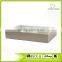 High Quality 4 Compartment Faux Leather Jewelry Storage Box With Flocking Inside