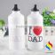 Cold Color Changing aluminum custom print Water Bottle