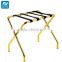 Solid Wood Hotel Room Luggage Rack with Back