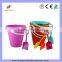 Wholesale Transparent Plastic Beach Bucket and Spades