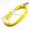 S50033 2 ft. 12/3 STW Extension Cord with 3 Outlet Lighted Power Block - Yellow