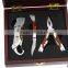 44061 high quality lockback knife set multi plier with wooden box