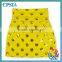 New Kids Baby Girl Skirt Cute Gold Cotton Mini Skirt With Polka Dot For Hot Summer