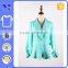 Factory cheap autumn office women outer wear classic notch lapels coat