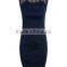  express clothing manufacturing ladies' slim fit sleeveless hollow denim adult fairy dresses