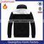 oem design cotton fleece front zip men hoody