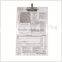 Kearing Silk printing Aviation Supplies Kearing Metal A4 Pilot Kneeboard Clipboard for Flight Training VFR