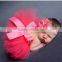 New Born Baby Clothes China Cheap Shoe Headband Set,Toddler Girls Birthday Outfits Tutu Sets mini lace style Pettiskirt on sale