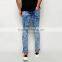 fashion pantlones plain best selling good quality slim jeans