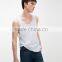 Casual plain organic cotton tank tops wholesale