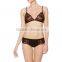 Runwaylover 5496 Hot Sale Mesh Sexy Embroider Bra Set