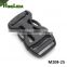 HLD/M208-25mm 1 inch plastic POM buckles Mask backpack buckles for paracord webbing side release buckles free shipping