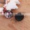 Beautiful Color Round Light Pink Resin & Shell Mosaic Dome Seals Cabochon
