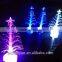 LED light up flashing Christmas tree with optical fiber