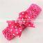 Photo 15 color hair bow with Baby Knit Chiffon Baby Hair Flower Headband and children