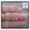 Customize High Quality Opal Minimalis Unique Dungle blue White/Pink Gold Earrings