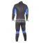 Customized YKK back zippered blue diving wetsuit with 5mm Yamamoto neoprene