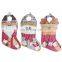 Party Christmas Decoration Smile Santa Claus Snowman Elk Stocking