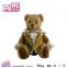 New plush stuffed sitting teddy bear wear formal dress soft plush toy for kids Umay-N036