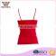 Good quality comfortable red elegant fashion woman camisole