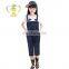 Guangzhou factory summer child girls solid color cotton jumpsuit