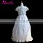 New Design Flower and Logo Embroideried First Communion Girls Dress
