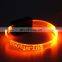New Arrival Led Wristband Flashing cheap custom wristbands light up custom wristbands