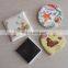 Custom round epoxy ceramic fridge magnet with printing logo