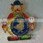 2016 hot selling custom make gold red clown medal, carnival medal, clown play the drum medal
