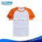 Factory Wholesale Cotton Sport Colorful shoulder Printed Blank Tshirt for Famliy