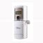 Bathroom spray timer aerosol dispenser with lock