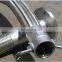 Flange connection stainless steel corrugated metal flexible hose