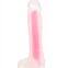 Silicone Dildo with Suction Cup, Glow in The Dark Blue Dong, Adult Sex Toy,  Full Silicone, Harness Compatible