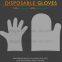 Eco friendly Compostable Disposable 100% Biodegradable Gloves Made From Cornstarch,gloves, Dog poop bags T-shi