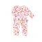 Long Sleeve Baby Rompers Newborn Floral Rompers Footied Pajamas