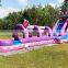 Crown Pink Tobogan Inflable Slides Bouncer Juegos Inflables Коммерческий надувной водный горка для детей