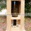 FSC certified custom logo wooden bird feeder, hanging bird feeders
