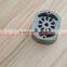 Motor rotor and stator laminated core rotor winding