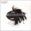 wedding bridal black feather headdress flowers headband