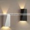 Decorative Black White LED Wall Light AC85-265V Colorful Wall Lamps