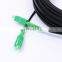 Simplex Indoor outdoor drop cable fiber optic patch cords 100meters SC APC Single Mode G657A