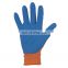 HDD In stock supplier blue knitted wrinkle gloves garden school work children latex gloves