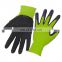 HDD In stock yellow custom pattern soft fitness polyester kids gardening gloves