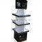 Digital intelligent electronics corrugated peg hook floor display stand rack