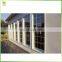 China suppliers customized hung window white slide up vertical sliding window with grill and architrave