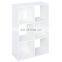 White Cubeicals Organizer 6 Cube Wall Shelf Floating Shelf Corner Wall Mount Shelf