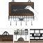 Rustic Entryway Wall Mount Bill Envelope Key Hook And Mail Sorter Organizer With Chalkboard
