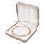 2021 Newest Champagne Pu Leather Jewelry Packing Box Pendant Necklace Box