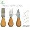 Engraved Bamboo Cutting Board for Cheese & Charcuterie Platter includes Knives Ceramic Dish Cheese Markers